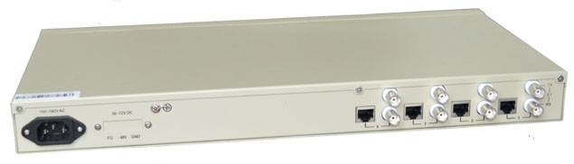 4e1 to ethernet converter back panel